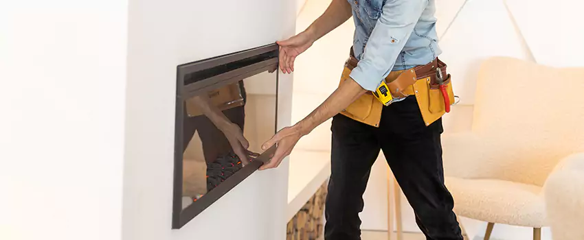 Metal Fireplace Installation in Zanesville, Ohio