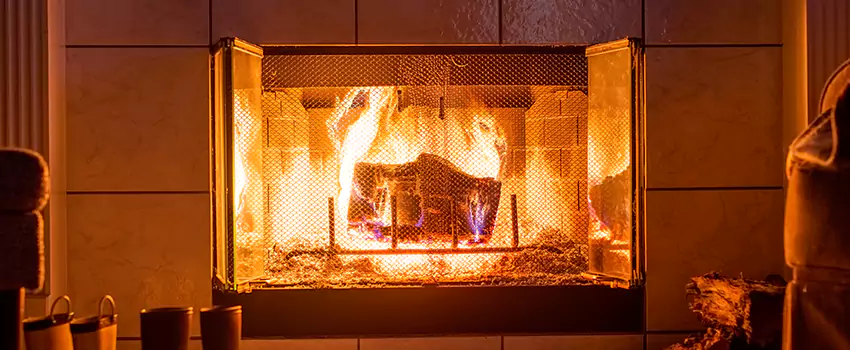 Mendota Hearth Landscape Fireplace Installation in Zanesville, Ohio