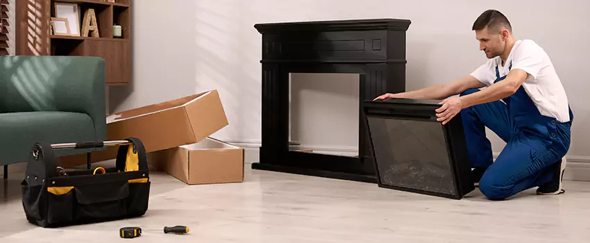 Old Rusted Metal Fireplace Repair And Replacement in Zanesville, OH